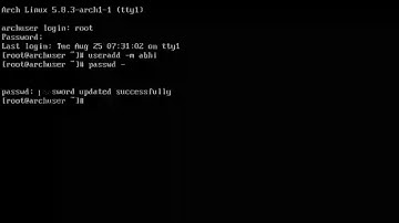 How to Add new User in Arch Linux