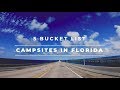 5 BUCKET LIST Campsites in FLORIDA | Florida Camping | RV Travel