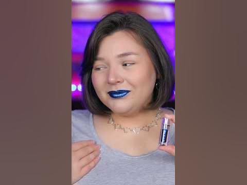 Как Вам такая синяя "помада"? #makeup #макияж #косметика #помада # ...