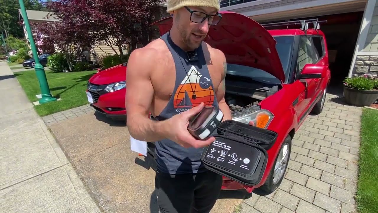 RALXER Portable Car Jump Starter (Up To 7.0L Gas Or 5.5L Diesel