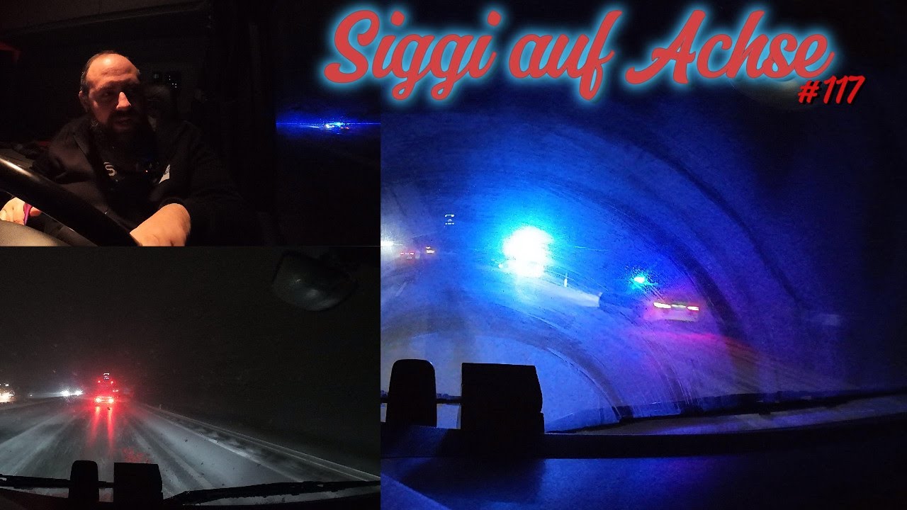 Schnee, Unfälle und Blaulicht / Siggi auf Achse