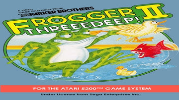 Frogger II Threedeep! Gameplay [Atari 5200] [No-Com]