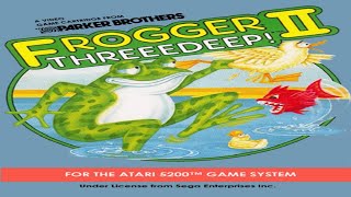 Famous Frogger II Threedeep! Gameplay [Atari 5200] [No-Com] Profile