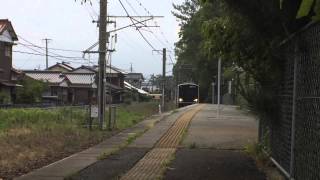 305系快速 虹ノ松原駅通過！警笛あり