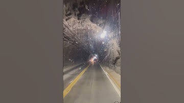 EPIC Honking in a tunnel #outdoors #rv #horn #tunnel #cars #echo #newvideo #shorts #fyp #fypシ #funny