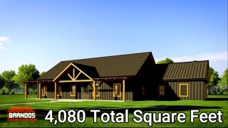 Tour Of Our 4 Bed 2 Bath 4,080 Sqft Berry Barndominium