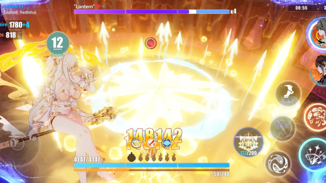 [Abyss-Part1] Lantern🏮- (772-783) pts [RedLotus: 521D] @HonkaiImpact3rd 