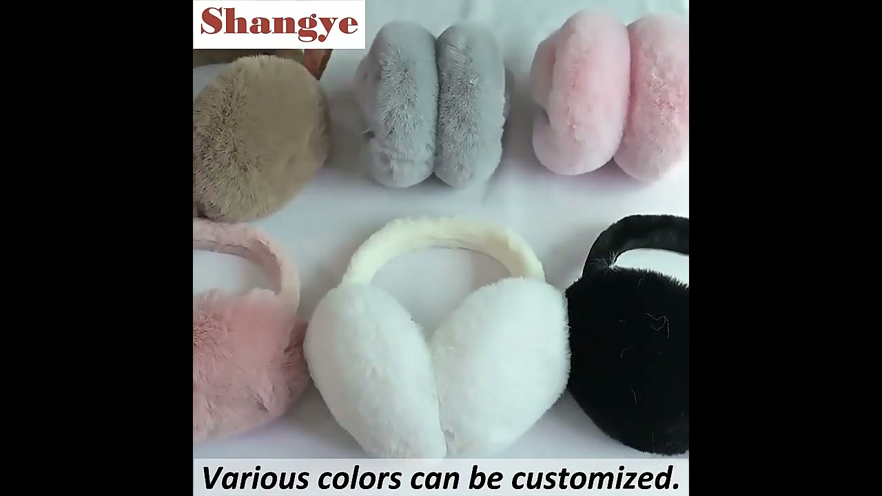 Women Winter Unisex Ear Muffs Faux Fur Warm Earmuffs Lady Girls Plush Ear Warmers Outdoor Ear Covers