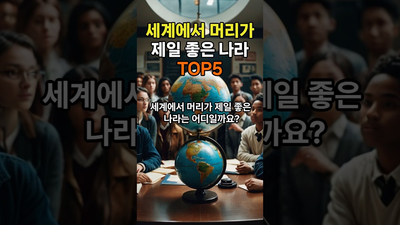 세계에서 머리가 가장 좋은 나라 TOP5#좋은정보#올바른정보 #지식