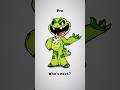 Drawing Allistor Gator Poppy Playtime Noob vs Pro #shorts #horror #games #poppyplaytime #drawing