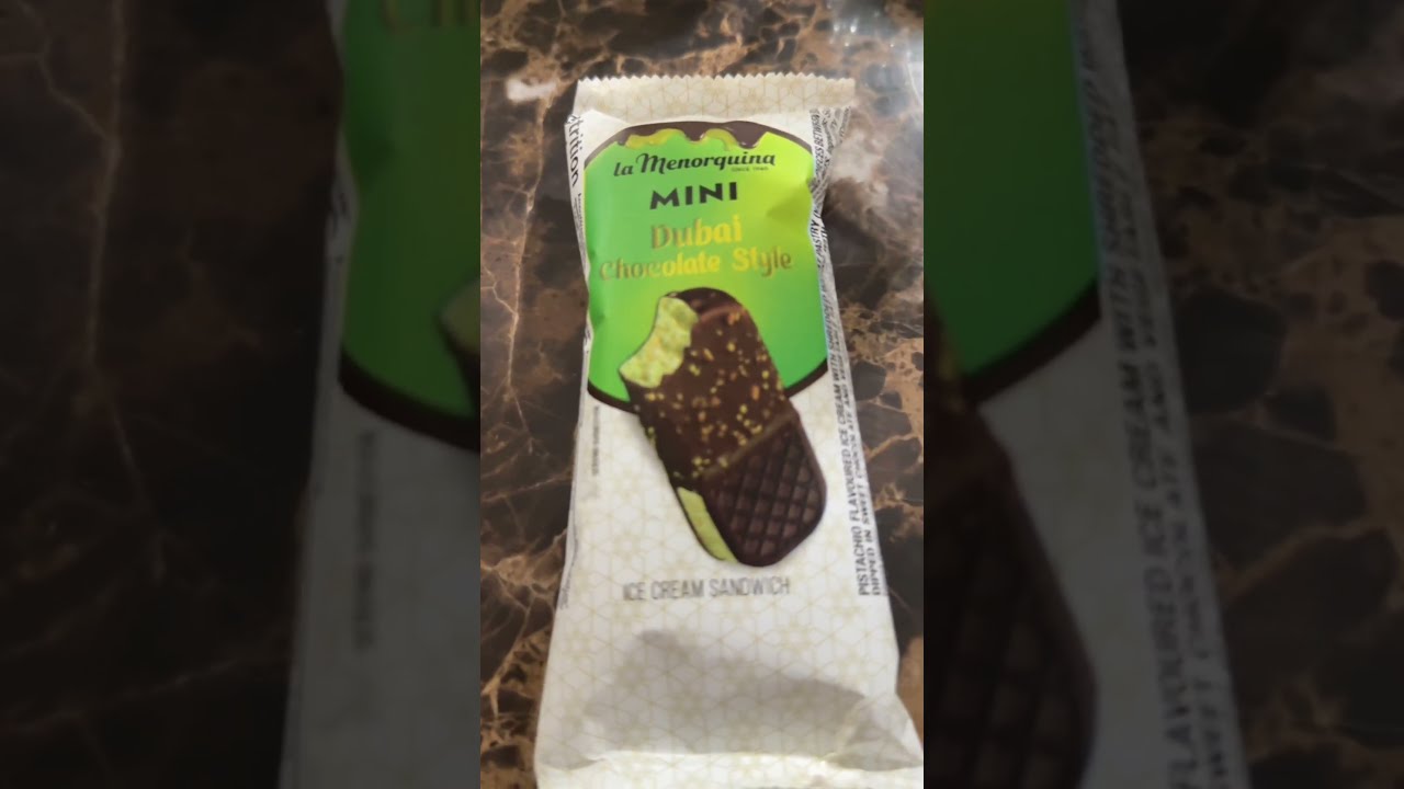 Viral Dubai Chocolate Ice Cream From Costco Dubaichocolate Icecream Shorts