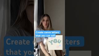 Create canva letters that you can sell #canva