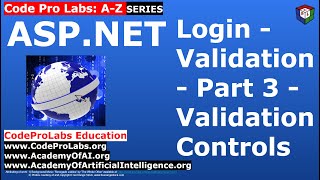 ASP.NET - Login - Validation - Part 3 - Validation Controls in ASP.NET