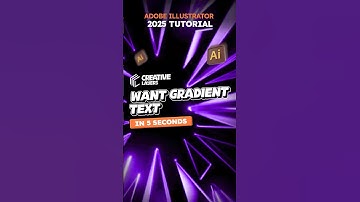 Gradient Text Magic in Illustrator 2025! 🎨🔥