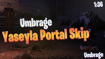 ESO - Yaseyla Double Portal Skip (1:36) - Healer | Umbrage (u48)