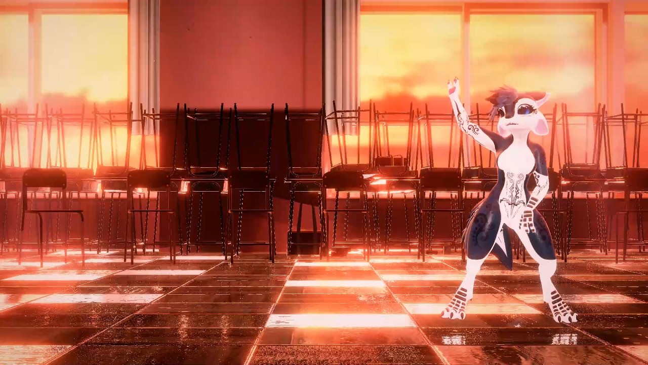 Avali Female Dance. VRChat (MMD) Part 35