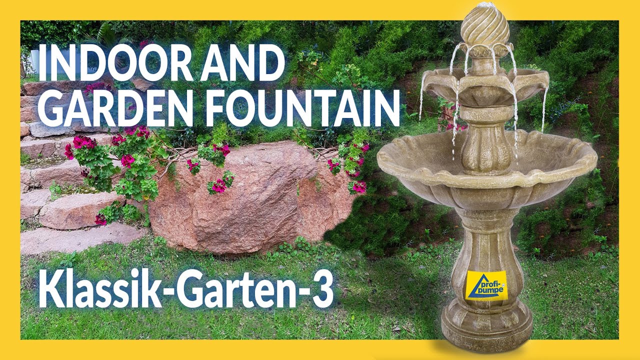 Indoor and garden fountain Klassik-Garten-3 - english