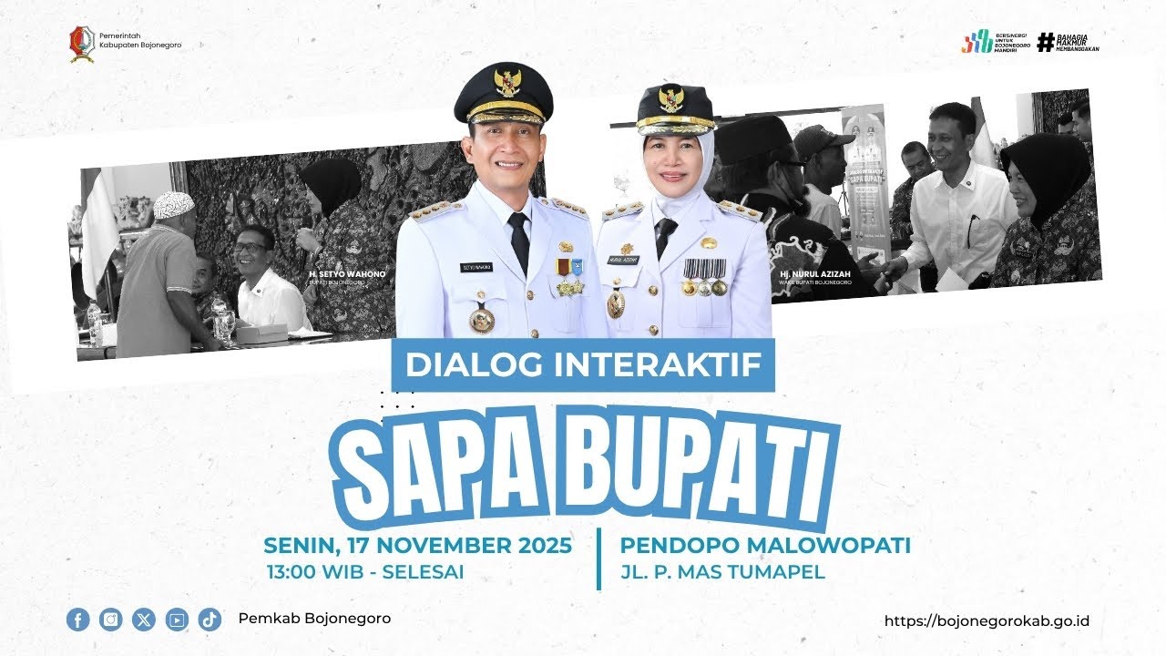 🔴[LIVE] DIALOG INTERAKTIF SAPA BUPATI (EDISI IV)