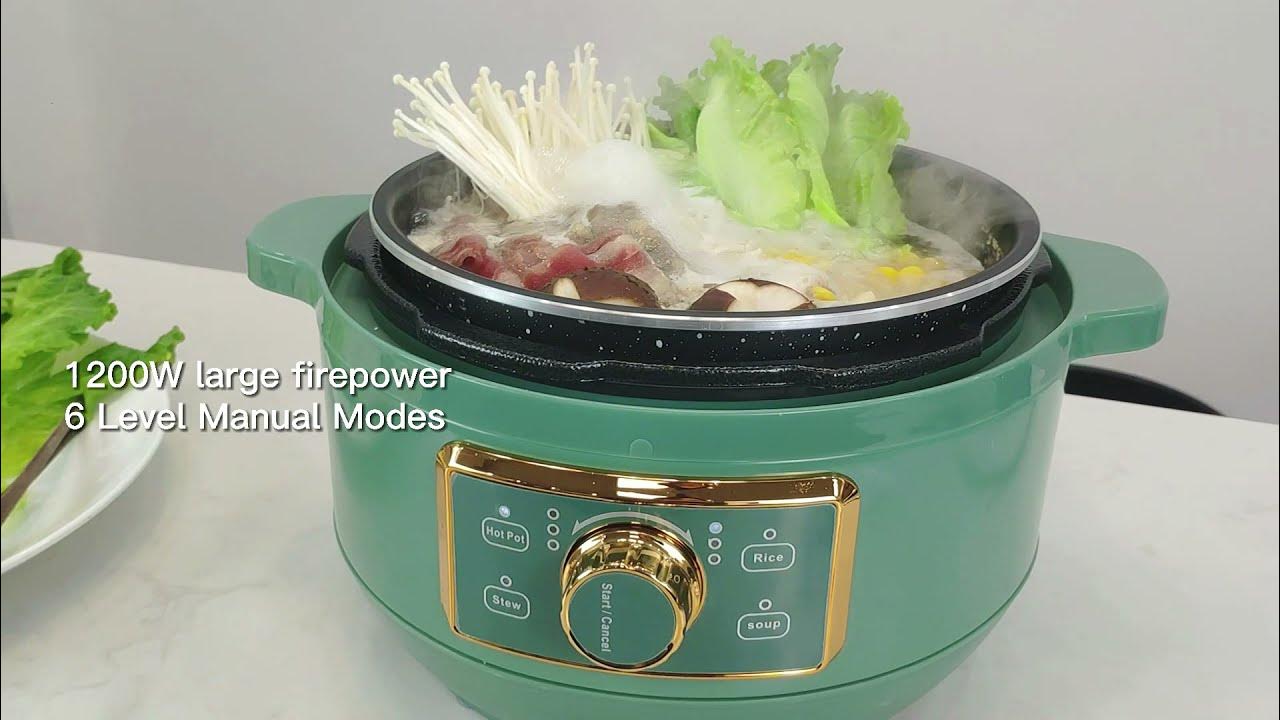3L Multifunction cooking pot hot pot pressure cooker slow cooker YouTube