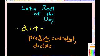 Latin Root -dict-.mp4