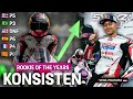 EL KONSISTEN! Rekor 6 Race Selalu Top 10 Veda Ega Pimpin Klasemen Rookie & Tembus Top 5 Dunia