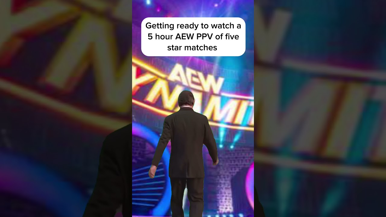 AEW PPVs hit different #aew #wrestling