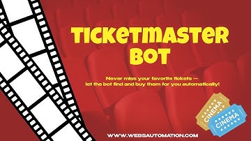 🎟️ Introducing Ticketmaster Bot (English Version) – Your Ultimate Ticket Sniping Assistant! 🎟️