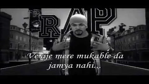 BOHEMIA - Lyrics of Only Rap with official Video in 'Sh Sh Sharabi' By 