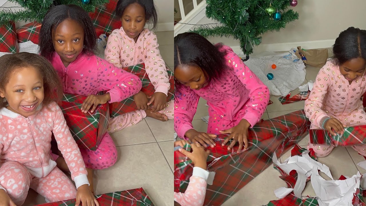 Siblings OPEN CHRISTMAS GIFTS, what happens is Emotional 🥹 Millicent Xandercs YouTube
