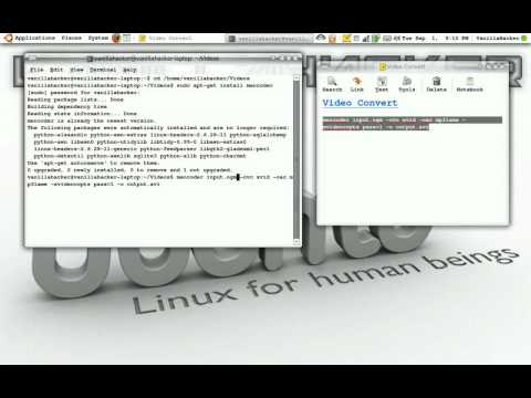 How to Convert ogv Files to avi in Ubuntu