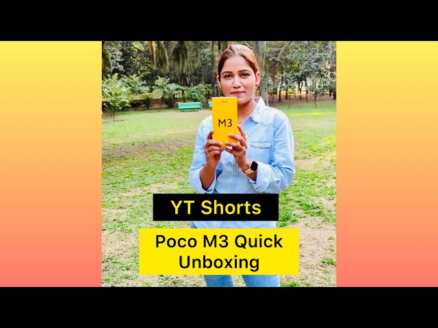 Poco M3 Quick Unboxing!