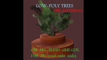 How I made a Date-palm Tree in Blender EEVEE