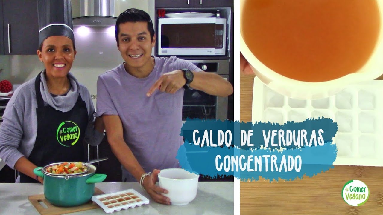 CÓMO HACER CALDO DE VERDURAS CONCENTRADO | Comer Vegano