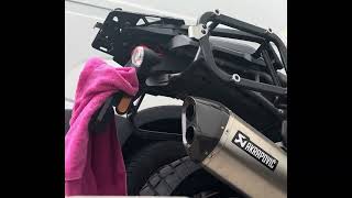 HD Pan America 1250 cold start + rev Akrapovic