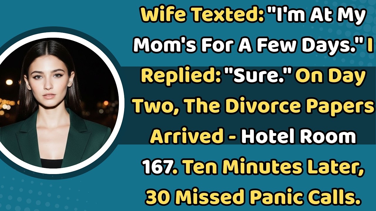Wife Texted: “I’m At My Mom’s For A Few Days.” I Replied: “Sure.” On Day Two, The Divorce..