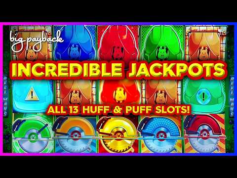 The ULTIMATE Huff & Puff JACKPOT & BONUS Compilation!