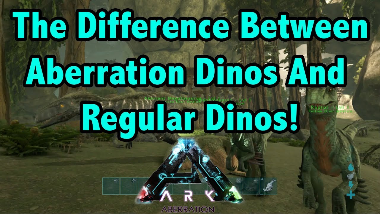 Whats The Difference Between The Aberration Creatures Vs The Other Creatures Youtube