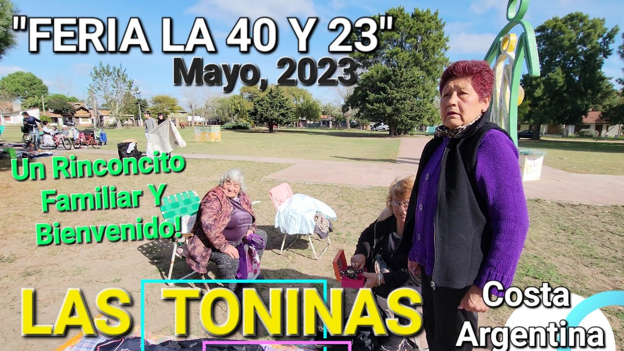 Fuimos a La Feria 40 y 23 En Las Toninas + Calle Diagonal B. Costa Argentina