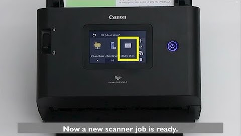 【imageFORMULA DR-S350NW】Convenient scanner jobs: How to set by the operation panel on the scanner