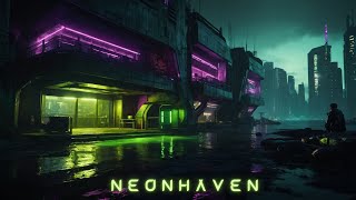Neonhaven | Cyberpunk Deep Sleep Music | Asmr Relax Night Ambiance