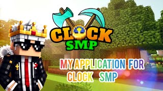 my application for clock smp #applications #clocksmp #clocksmpseason5 screenshot 4