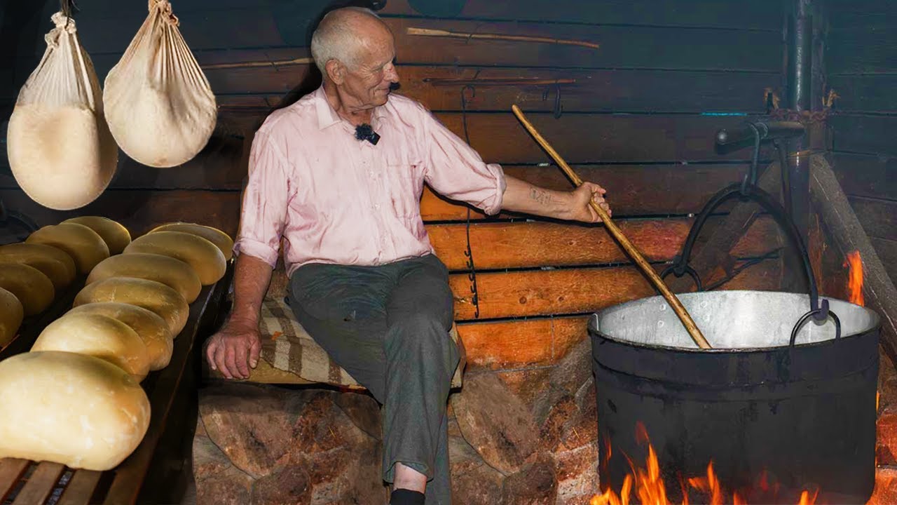 Тяжёлая старость вдали от цивилизации! Сыроделие в горах