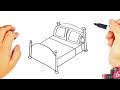 How to draw a Bed Step by Step | Bed Drawing Lesson