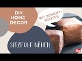 Swantje von YesHoney x Prym | Stylischen Kunstleder Pouf nähen | DIY Sitzpouf