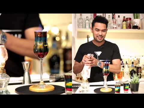 How​ to​ make Perfect​ Rainbow​ | Rainbow​ shot​ | Bar​ | Rainbow​ recipe​