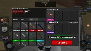 Trading Red Luger For Logchopper Mm2