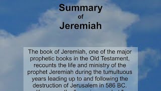 Jeremiah Summary