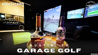 High-End Garage Golf Simulator - Austin, Texas