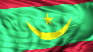 Mauritania Flag Animation | 4k | Flags of the World