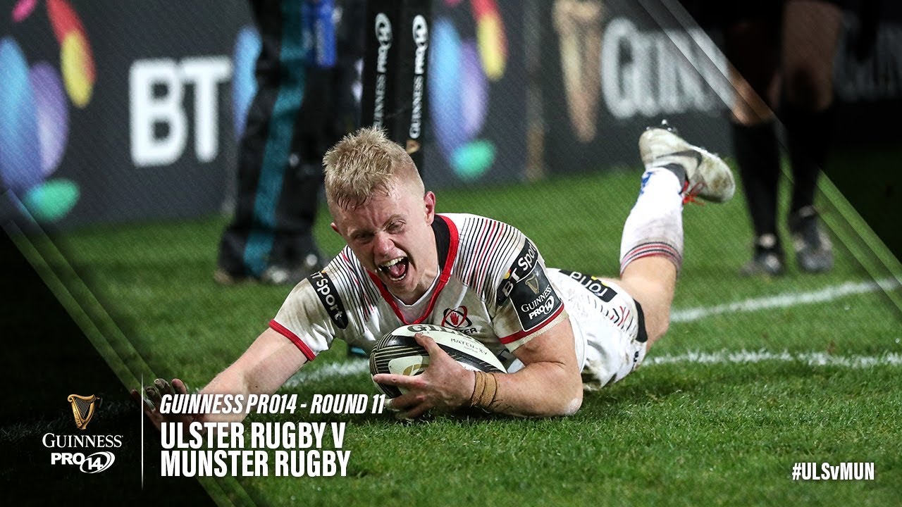 Guinness PRO14 Round 11 Highlights Ulster Rugby v Munster Rugby